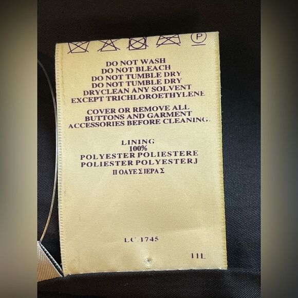 Burberry London quilted black Leather moto Jacket M - Picture 11 of 12